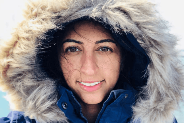 Preet Chandi is believed to be the first woman of colour to make the trek across Antarctica (Preet Chandi/PA)