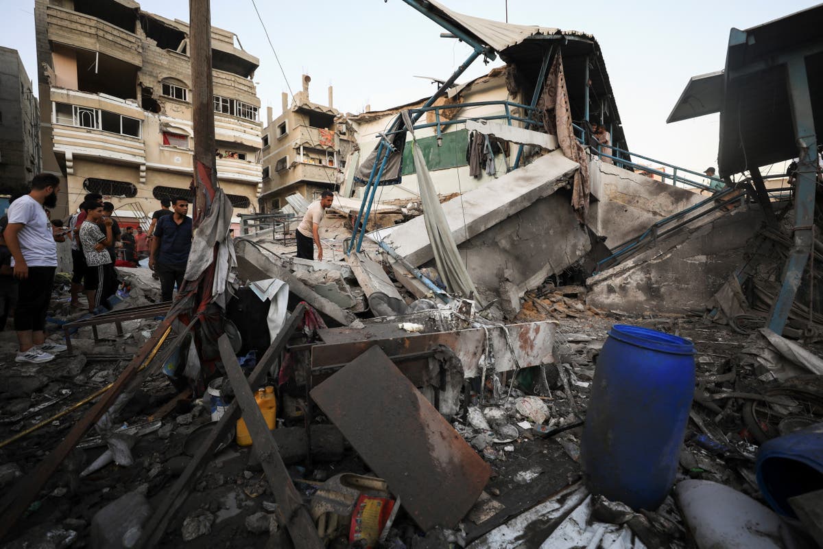 Israeli Airstrikes Kill 50 Near Gaza Hospital