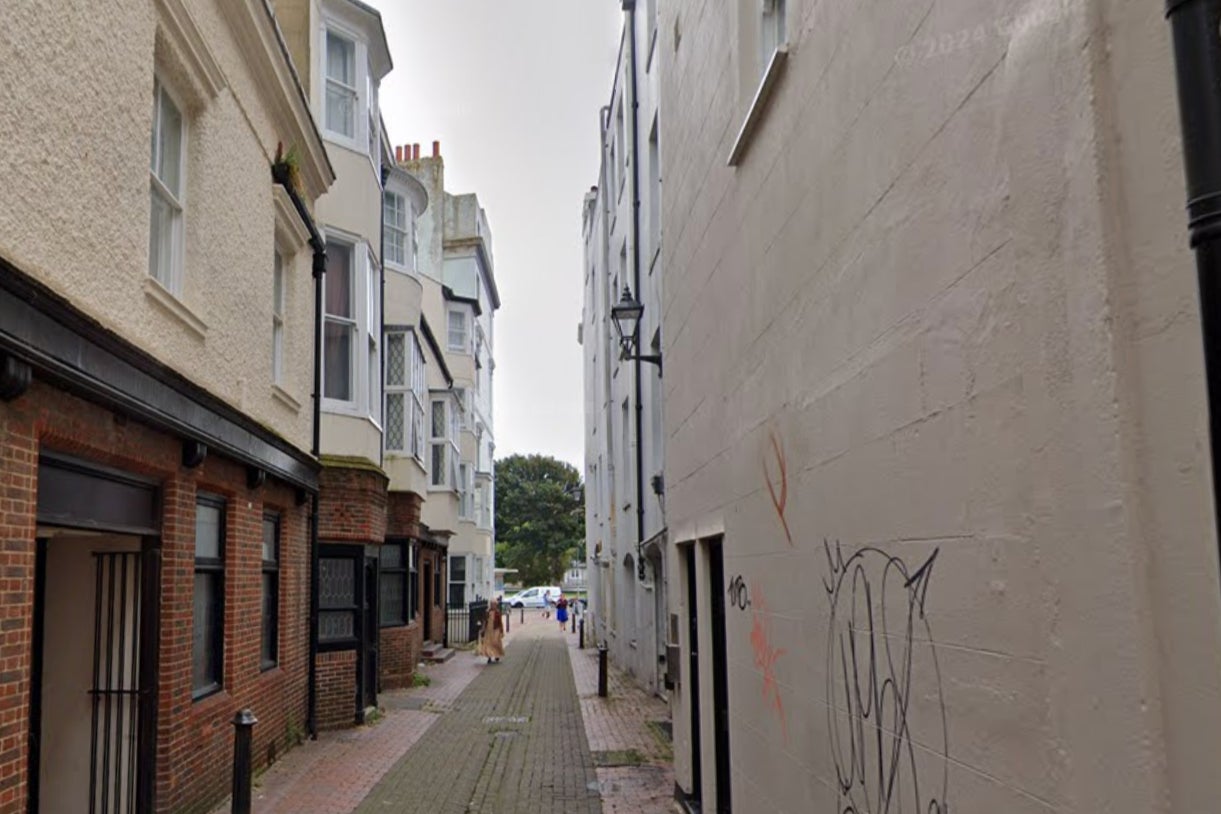 A teenager reported he was taken to Steine Lane in Brighton and raped