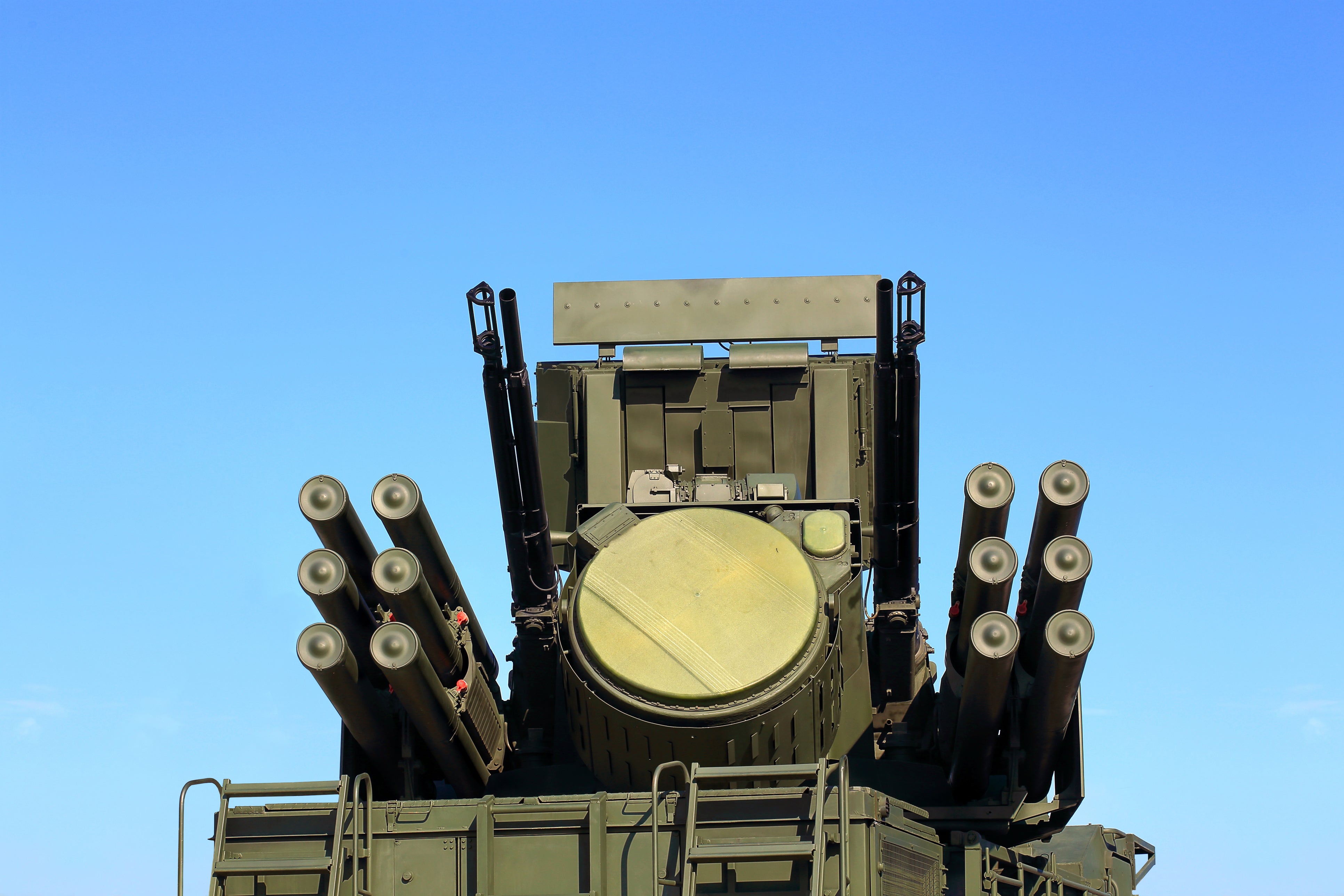 A Russian Pantsir-S air-defense system, which a preliminary investigations show may have shot down the Azerbaijani Airlines flight