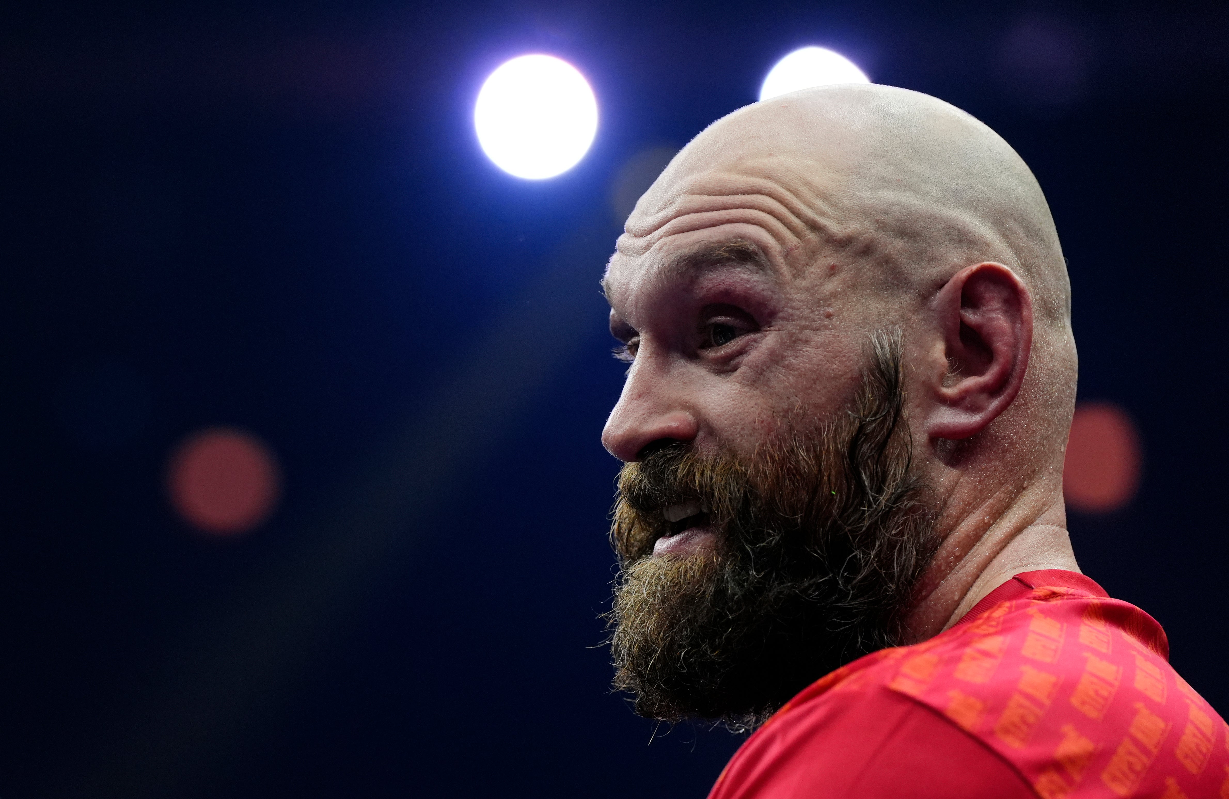 Tyson Fury following his fight with Oleksandr Usyk