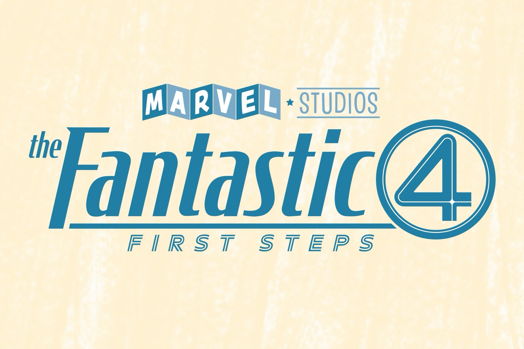 Vintage: The Fifties-inspired logo for ‘The Fantastic Four: First Steps’