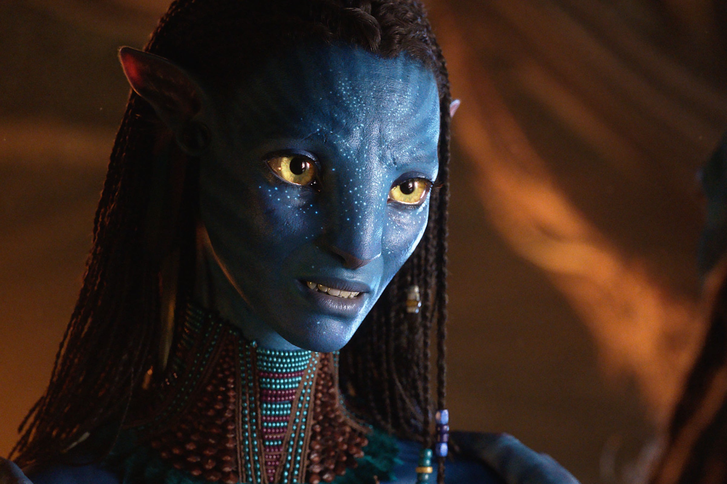 Into the blue: Zoe Saldana, seen here in ‘Avatar: The Way of Water’, will reprise her role in the third entry in the series