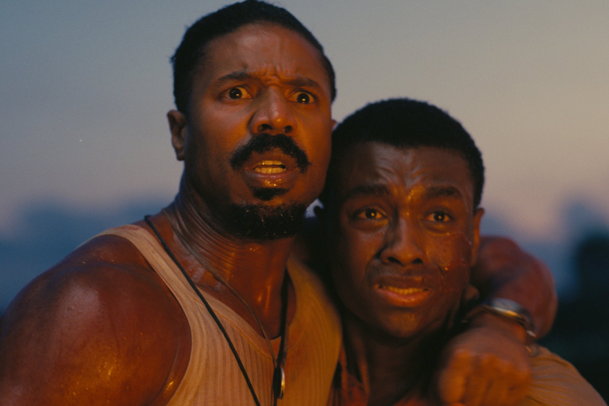 Top secret: Michael B Jordan (left) in Ryan Coogler’s ‘Sinners’