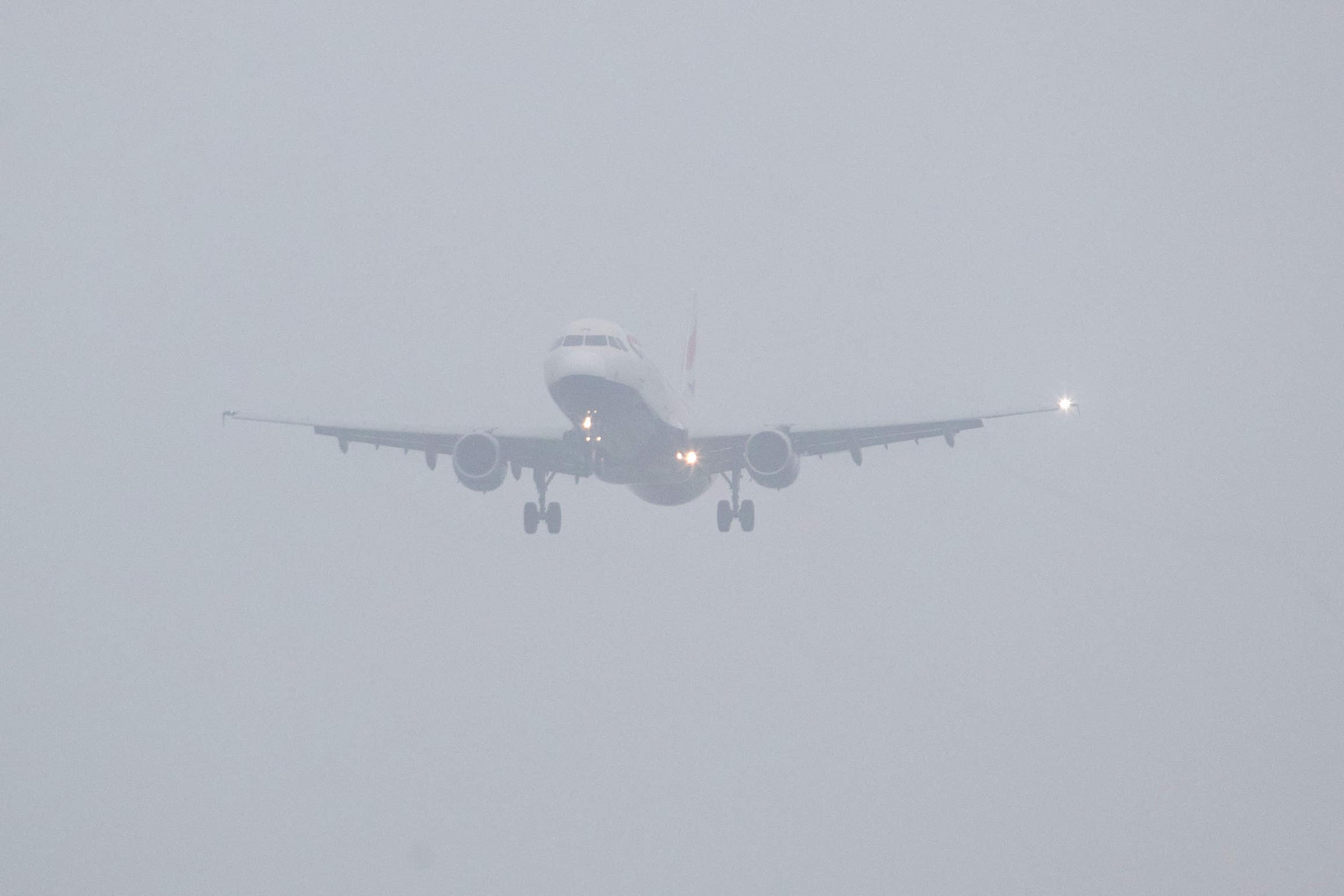 The weather is having an impact as airports return to their normal flight schedules after Christmas (Steve Parsons/PA)