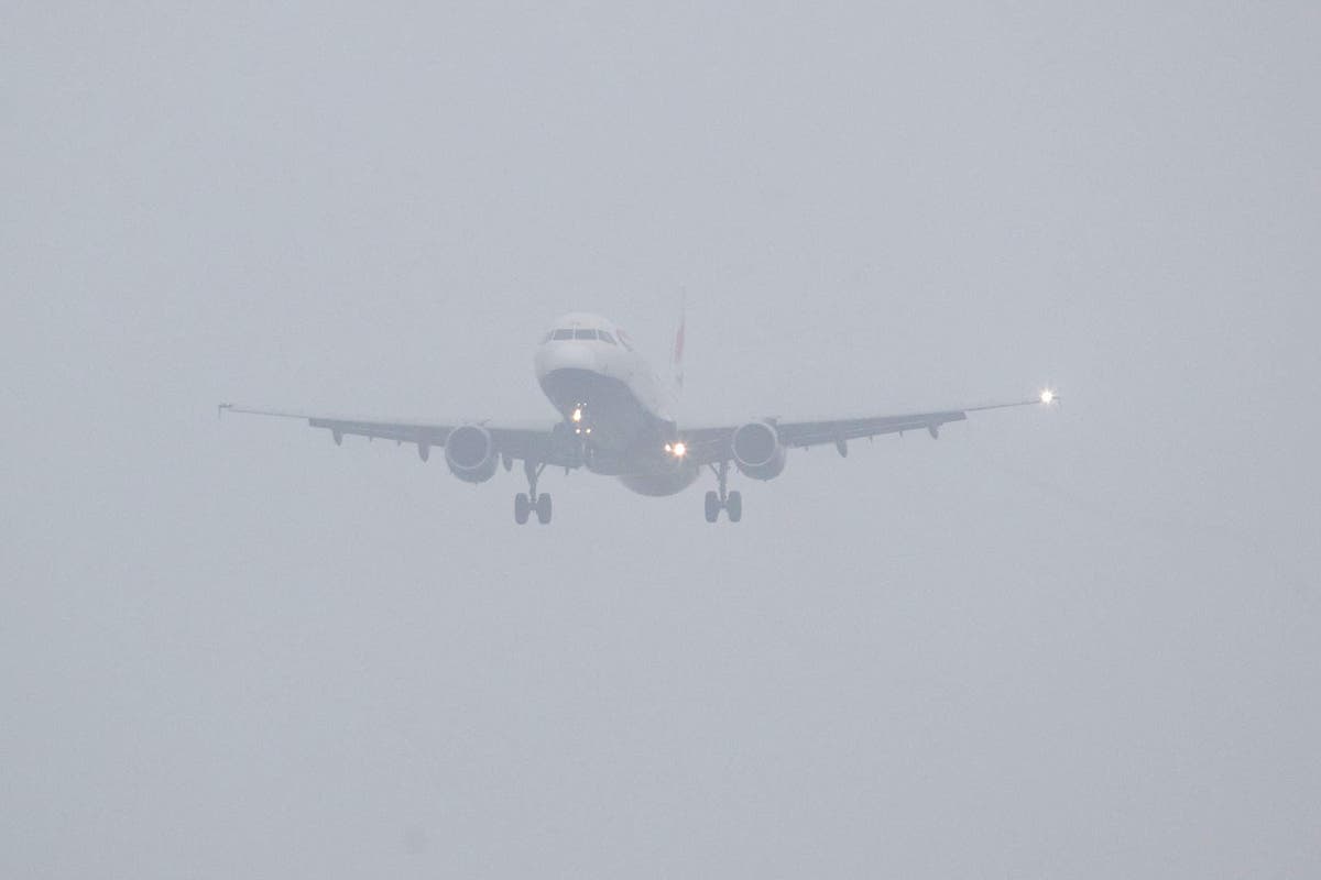 Christmas travel chaos as thick fog sparks mass delays and cancellations at UK’s busiest airports