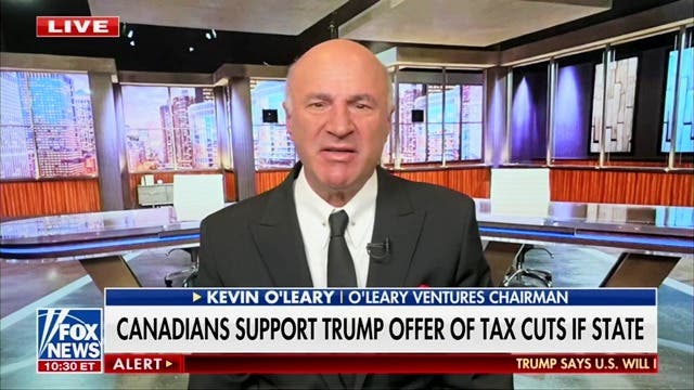 <p>Shark Tank star Kevin O’Leary tells Fox News that there is “something great” about Trump proposing to make Canada the “51st state."</p>