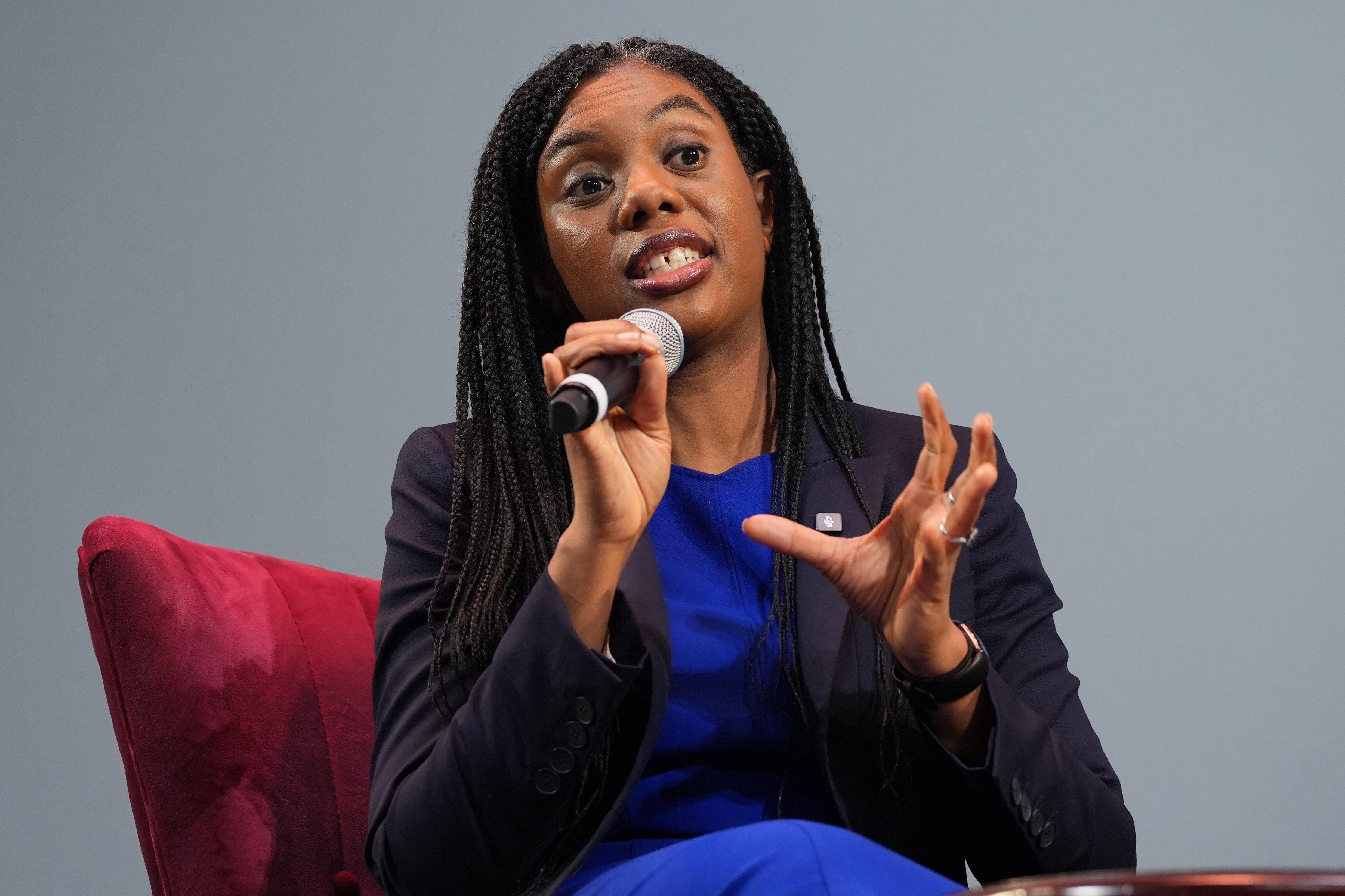 Conservative party leader Kemi Badenoch attacked Labour’s private schools VAT policy again on Monday