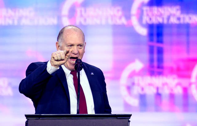 <p>Trump’s ‘border czar’ Tom Homan is overseeing implementation of the president-elect’s plans for mass deportations targeting immigrant communities across the country </p>