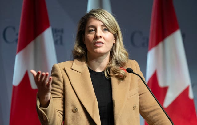 <p>Canadian foreign minister Mélanie Joly was one of two senior officials to make the trup to Mar-a-Lago </p>