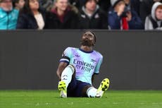 Mikel Arteta reveals full extent of Bukayo Saka injury in huge blow to Arsenal’s title chances