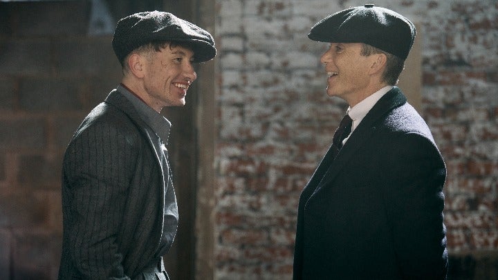 Barry Keoghan and Cillian Murphy in the untitled Peaky Blinders movie