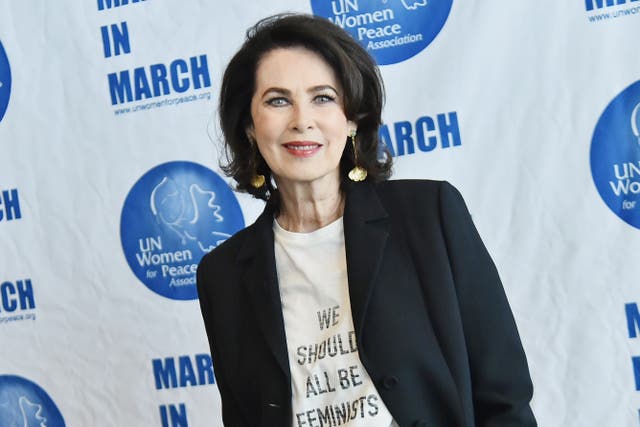 <p>Model Dayle Haddon, pictured in 2017 at the UN Women for Peace Association March In March Awards Luncheon, was found dead Friday from suspected carbon monoxide poisoning</p>