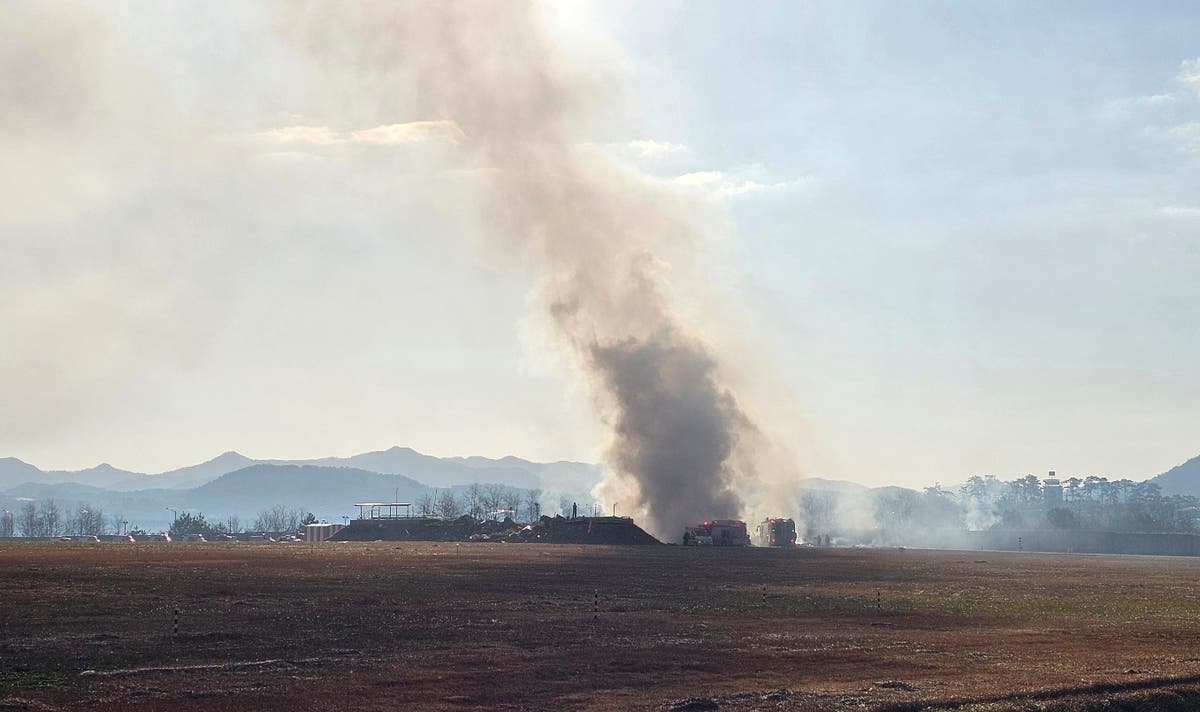 South Korean media report 28 people dead after a plane catches fire at an airport