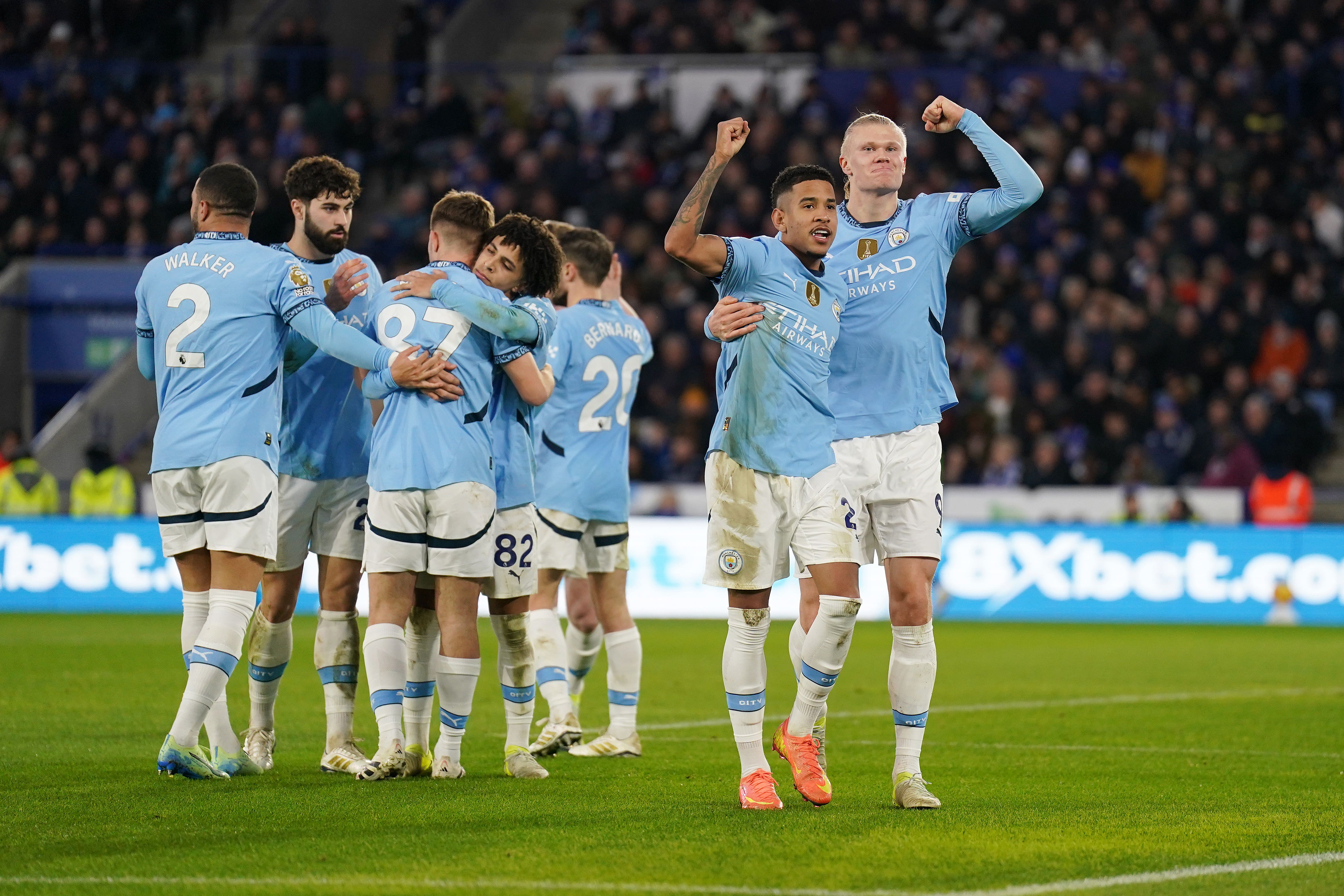 Pep Guardiola celebrates Man City milestone with much-needed win at Leicester