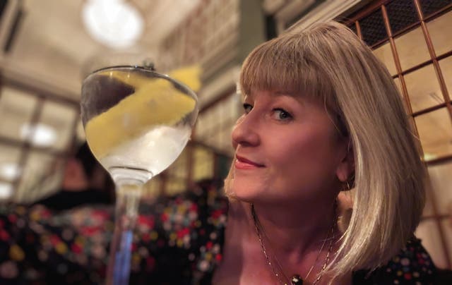 <p>‘At Christmas, I like to indulge in a martini’ </p>