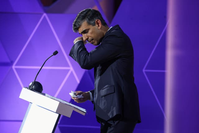 Rishi Sunak endured a sometimes bruising campaign in the 2024 general election (Phil Noble/PA)