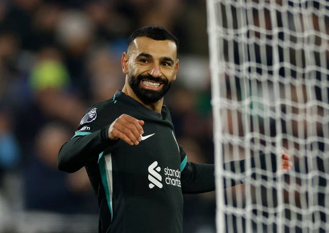 <p>Man of the moment Mo Salah scored one goal and assisted in two others </p>