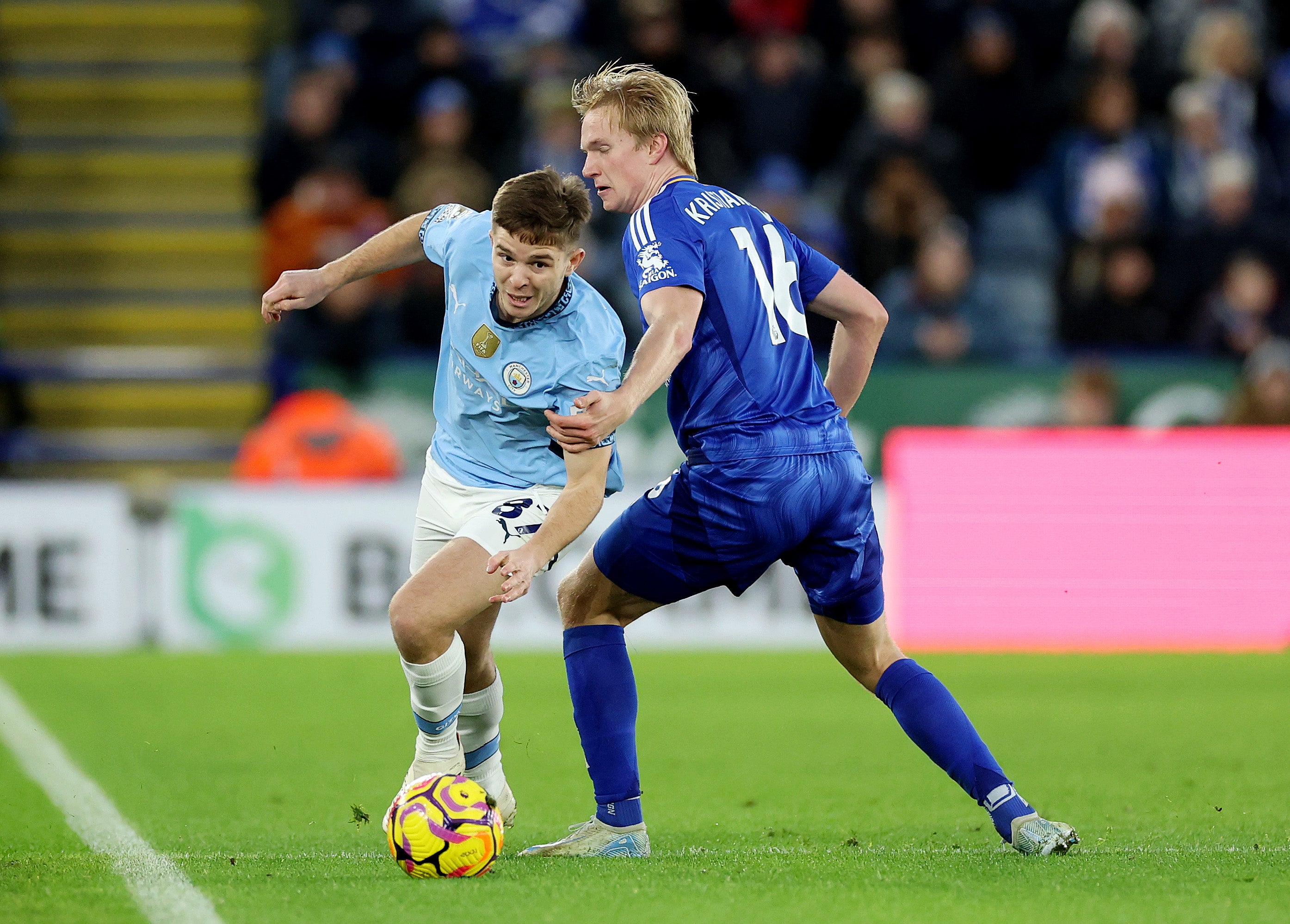 James McAtee – the England Under-21 captain – impressed in a cameo from the City subs’ bench