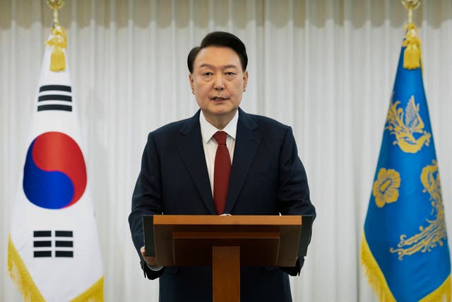<p>Yoon Suk Yeol sought to impose martial law for the first time in over 40 years last month </p>