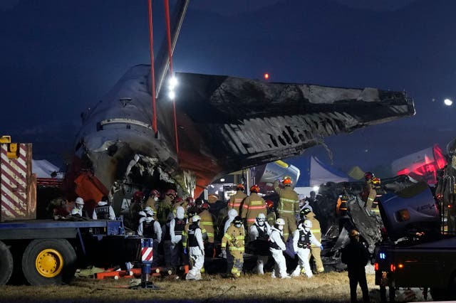 APTOPIX South Korea Plane Fire