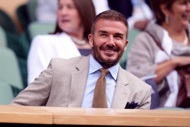 David Beckham (John Walton/PA)