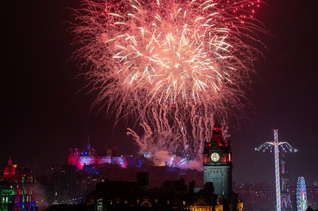 <p>Edinburgh’s Hogmanay celebrations have been cancelled because of ‘extreme weather’ </p>