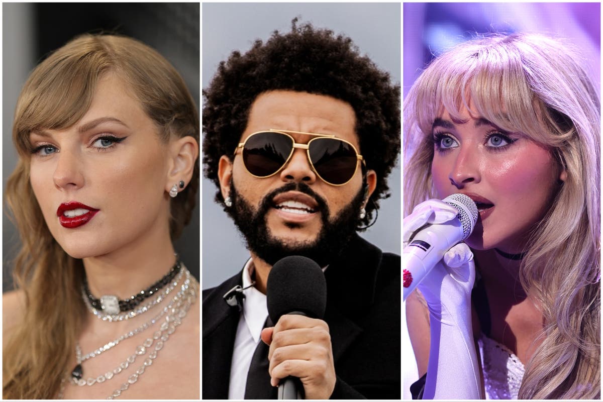 Taylor Swift, The Weeknd and Sabrina Carpenter top best selling albums chart for 2024