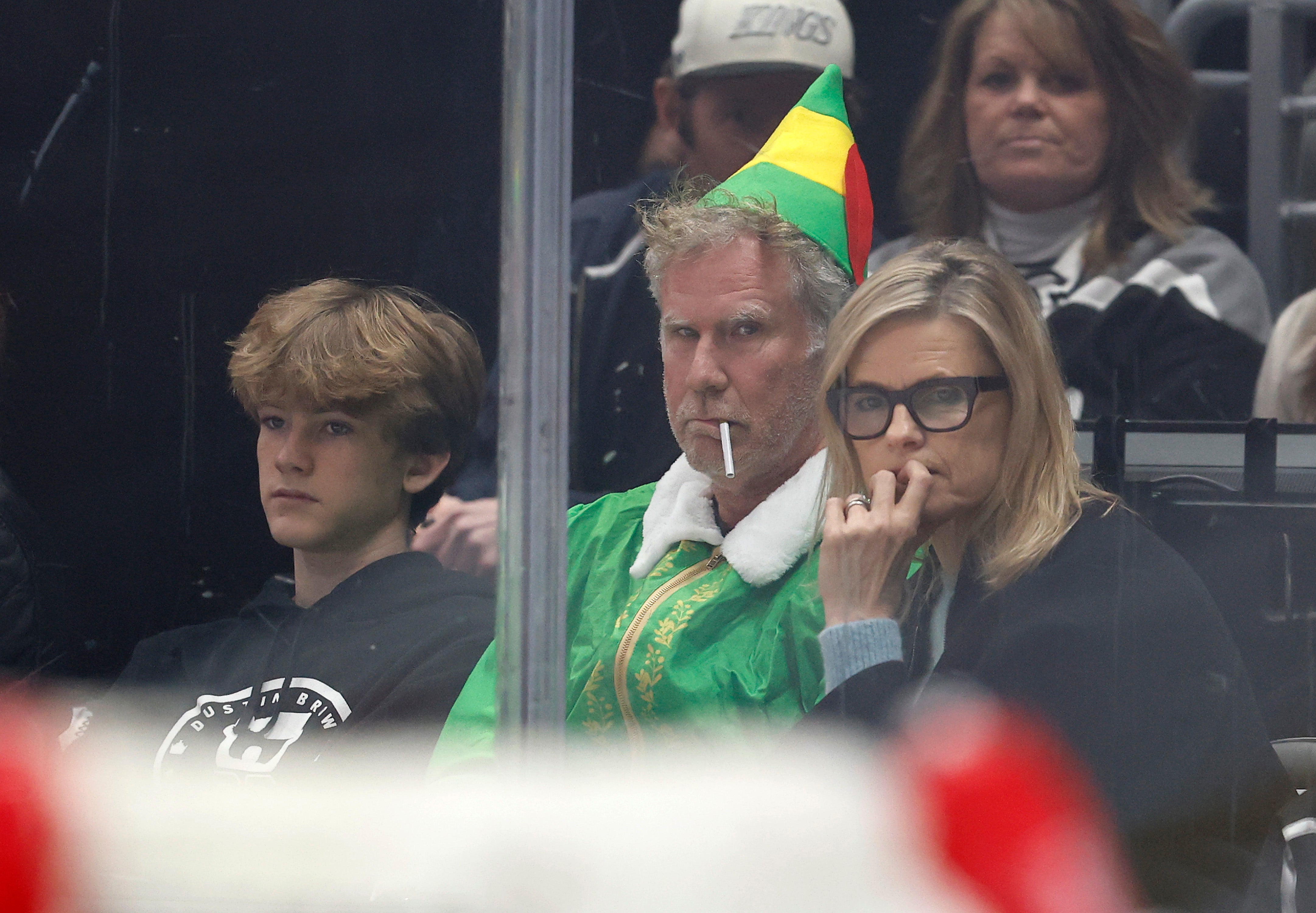 Will Ferrell stuns NHL fans with disheveled Buddy the Elf costume at LA Kings game