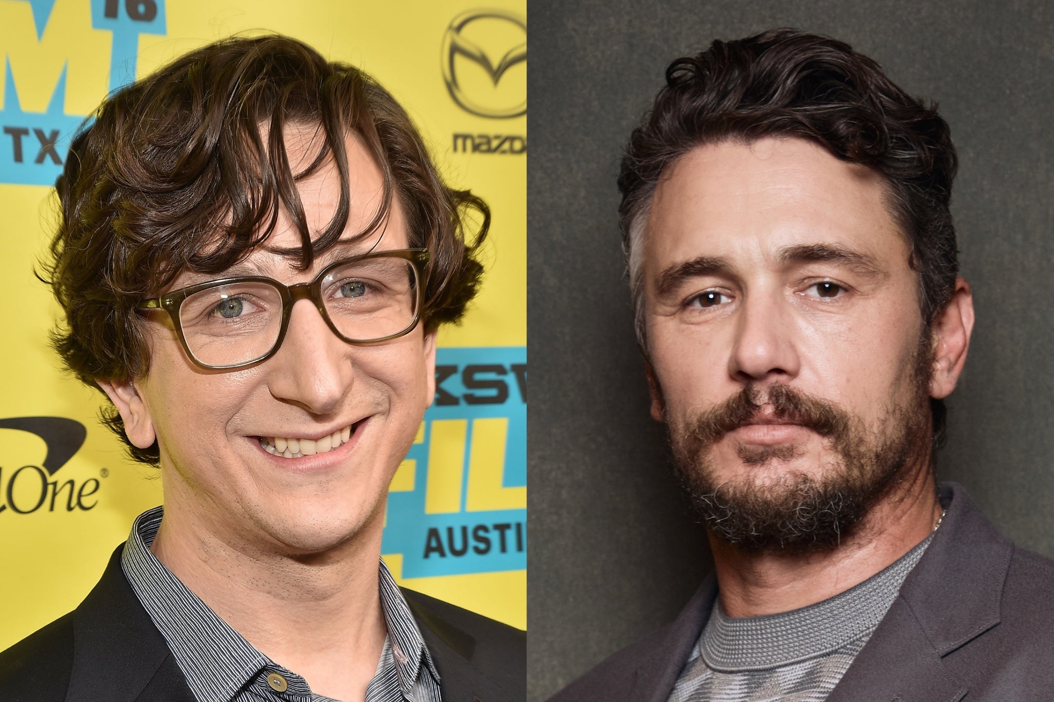 Paul Rust (left) and James Franco