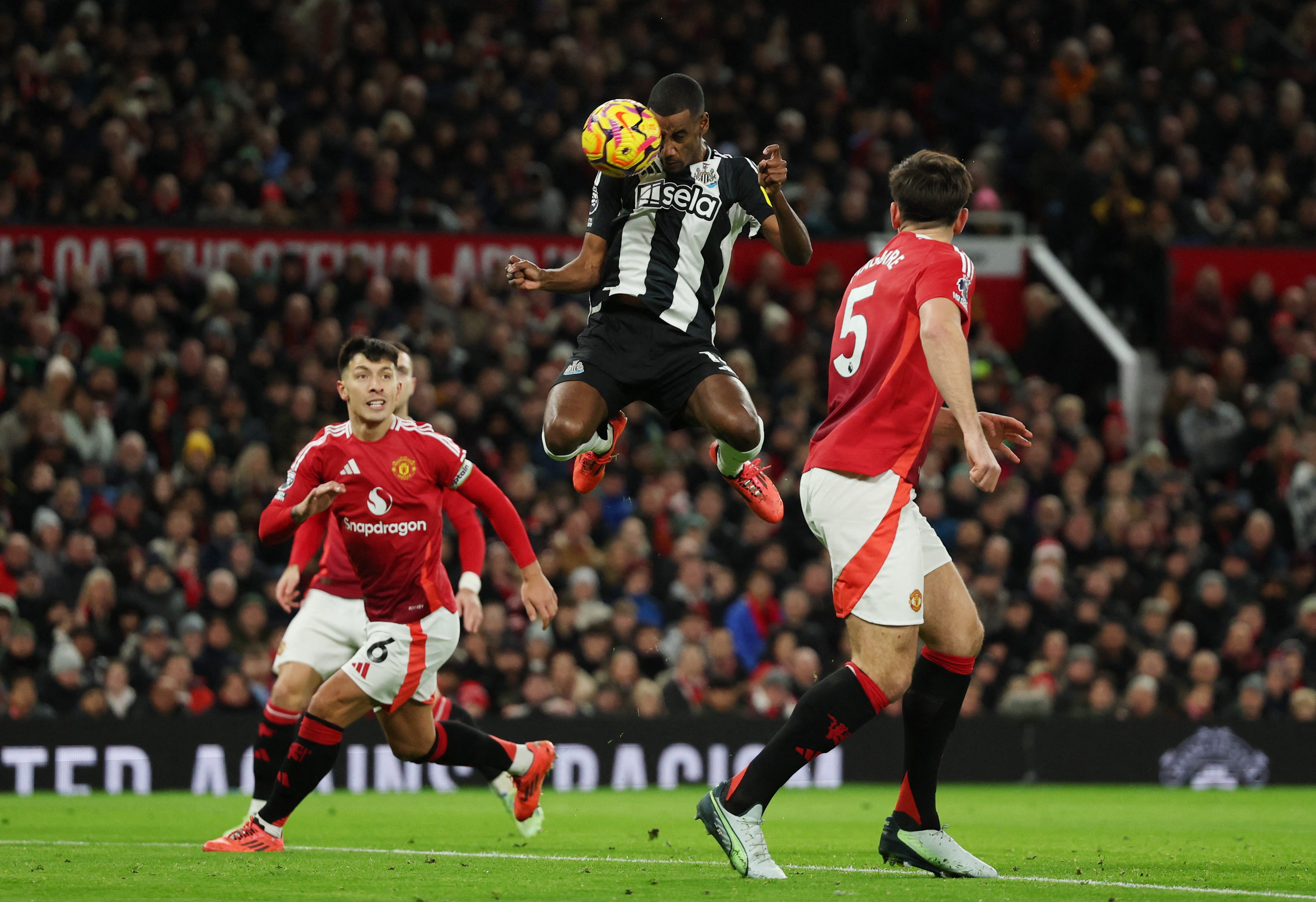 Alexander Isak scores for the Magpies