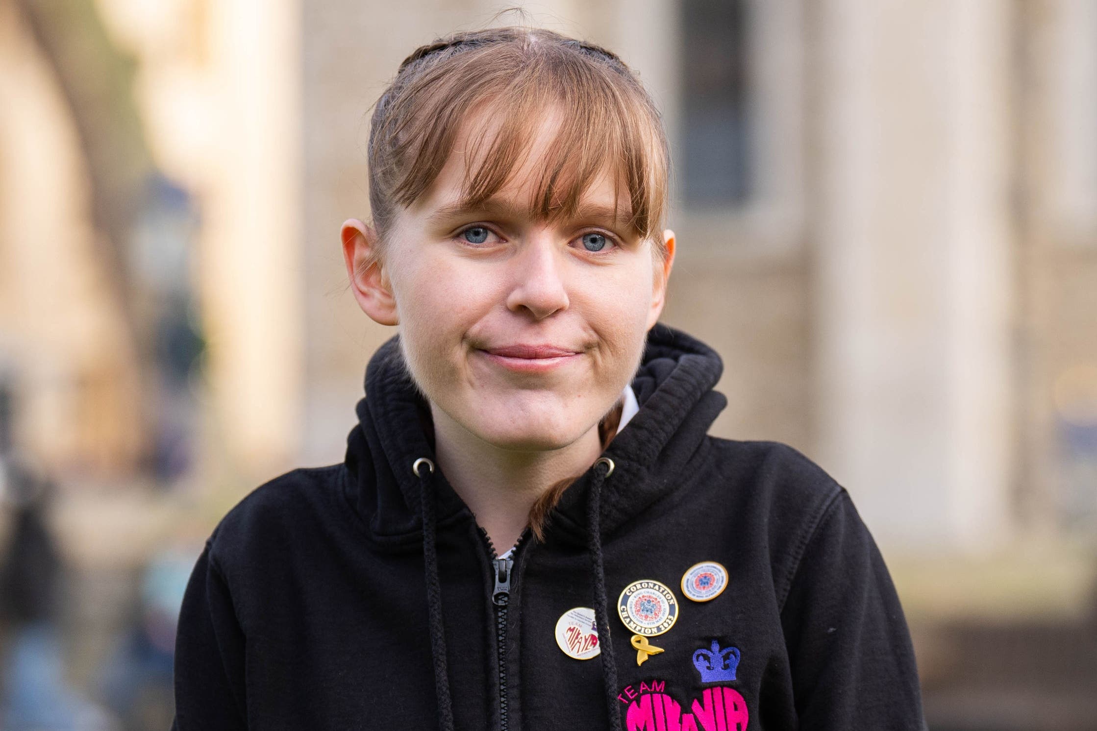 Mikayla Beames, 18, has been awarded a British Empire Medal (James Manning/PA)