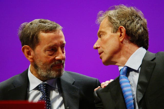 Tony Blair and David Blunkett (Chris Ison/PA)