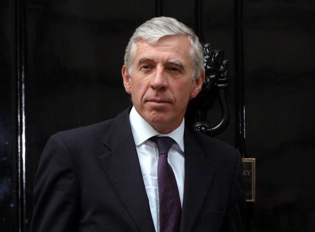 <p>Former Labour justice secretary Jack Straw</p>