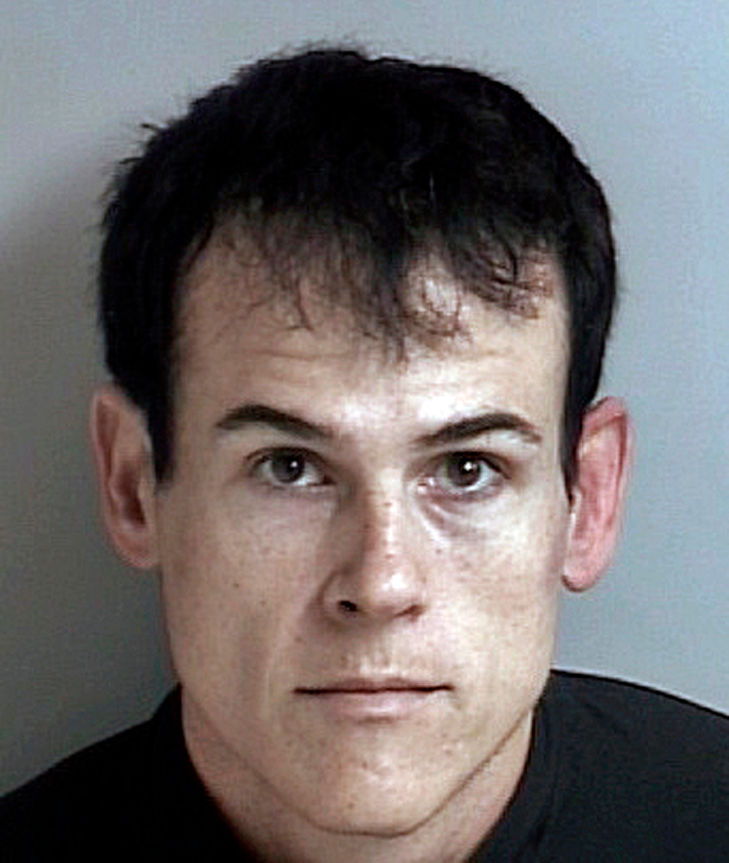 This June, 2015 booking photo released by the Dublin, Calif., Police Department shows Matthew Muller after he was arrested on robbery and assault charges