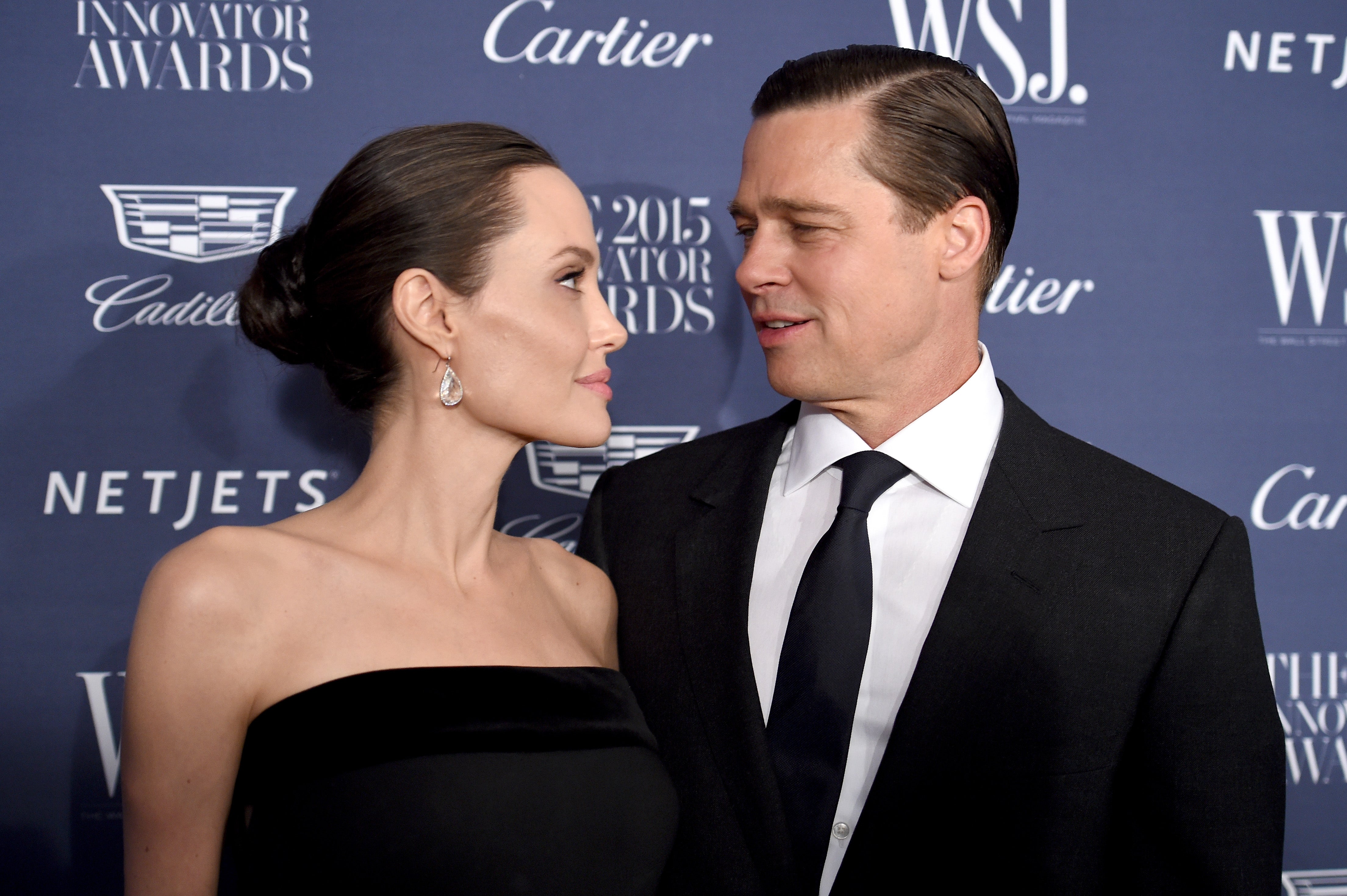 Angelina Jolie and Brad Pitt pictured in 2015