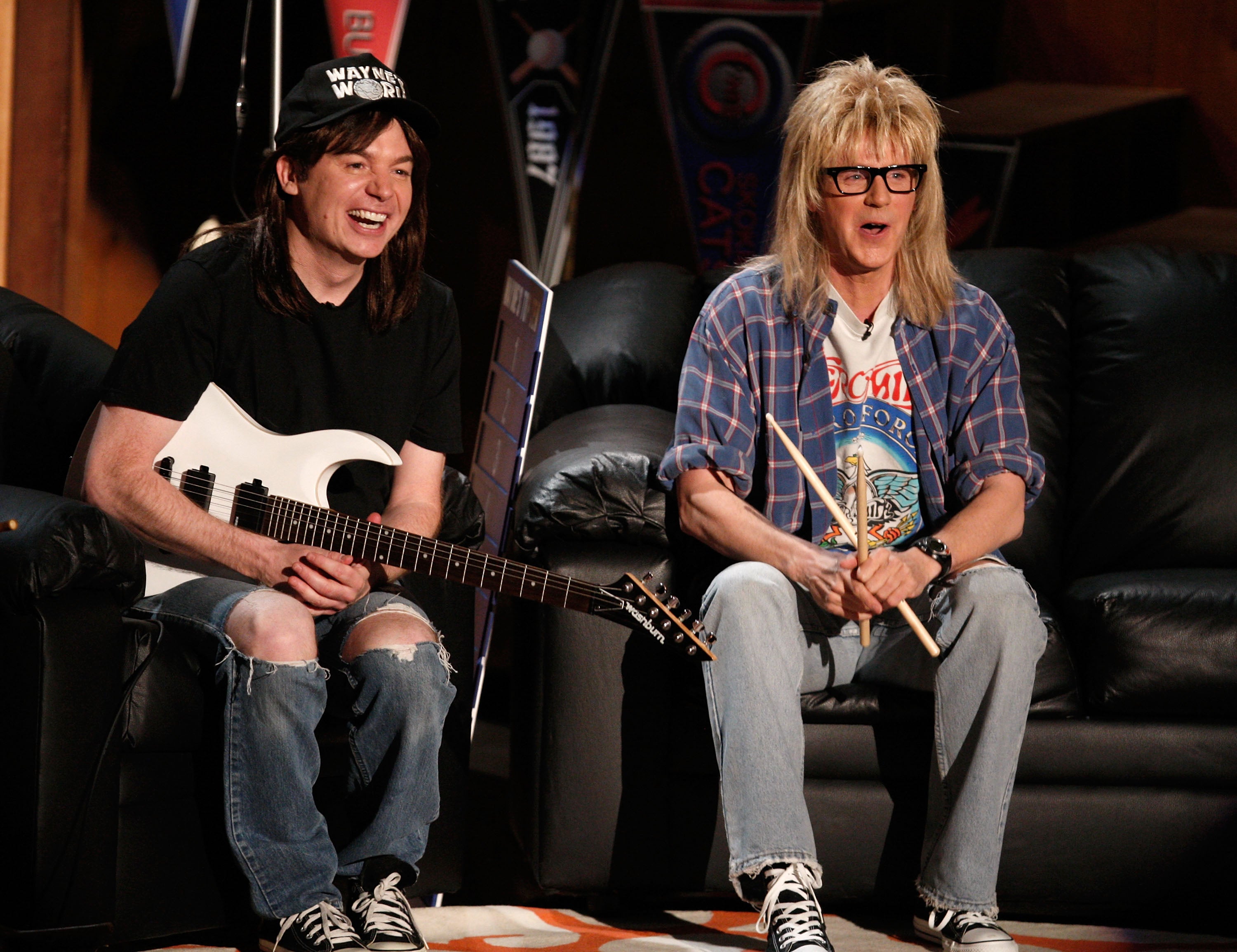 Mike Myers and Dana Carvey as Wayne and Garth from ‘Wayne's World’