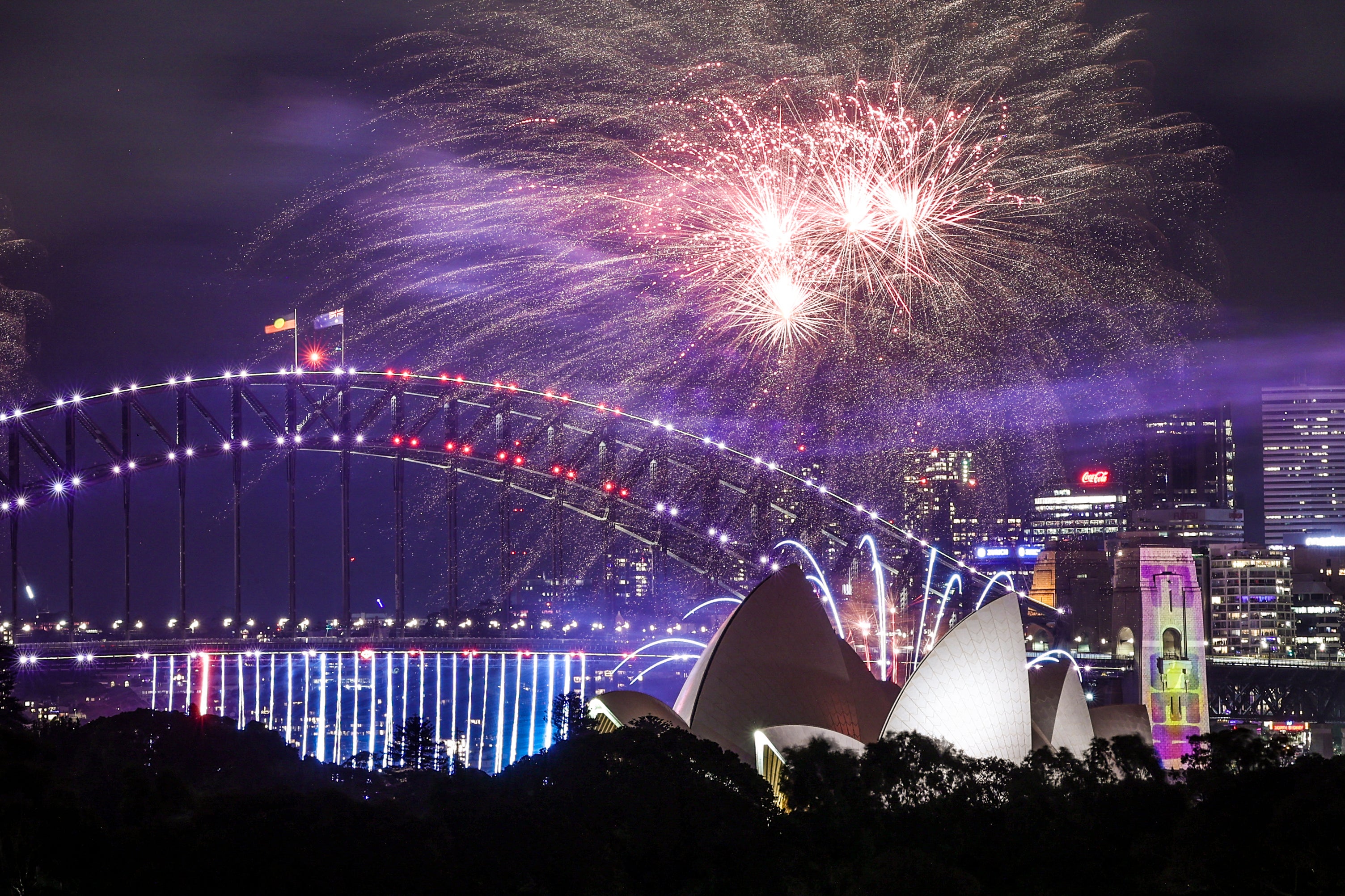 The early fireworks were part of the children’s display