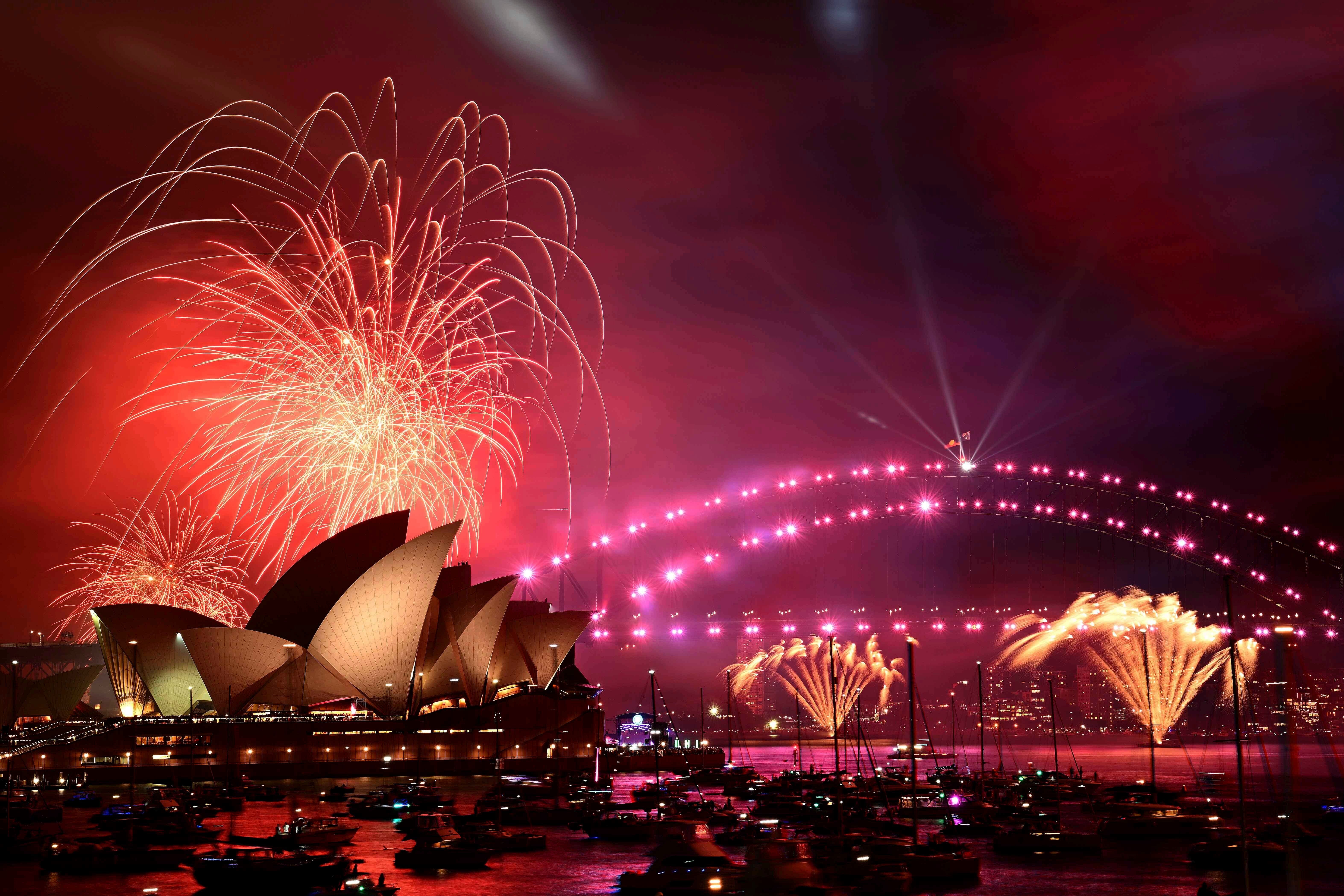 In pictures: Stunning firework displays as New Year’s Eve celebrations kick off around the world