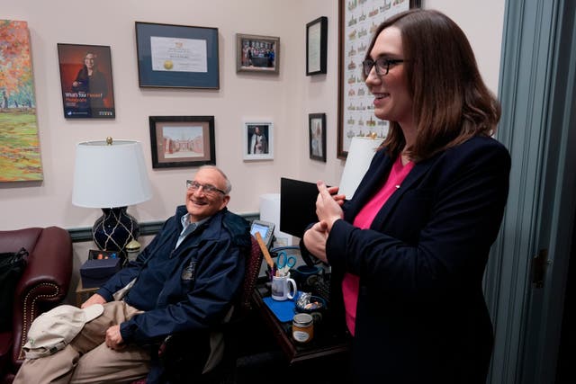 <p>Rep Sarah McBride of Delaware slammed Republicans for their focus on transgender people. </p>