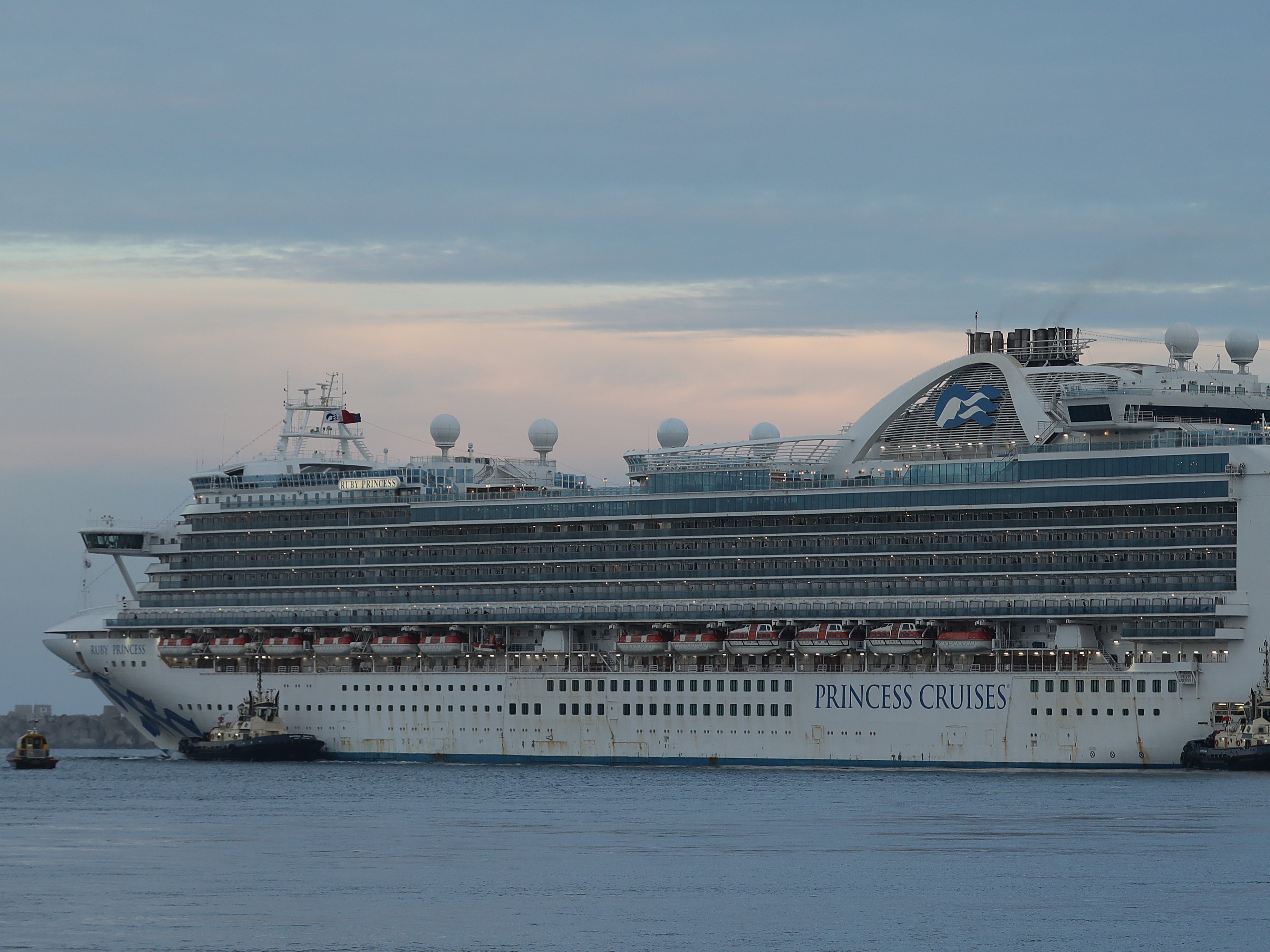 The Ruby Princess was one of the three cruise ships to report a Norovirus outbreak this past month