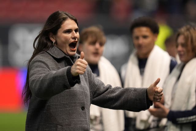 Ilona Maher is the world’s most-followed rugby player on social media (Andrew Matthews/PA)