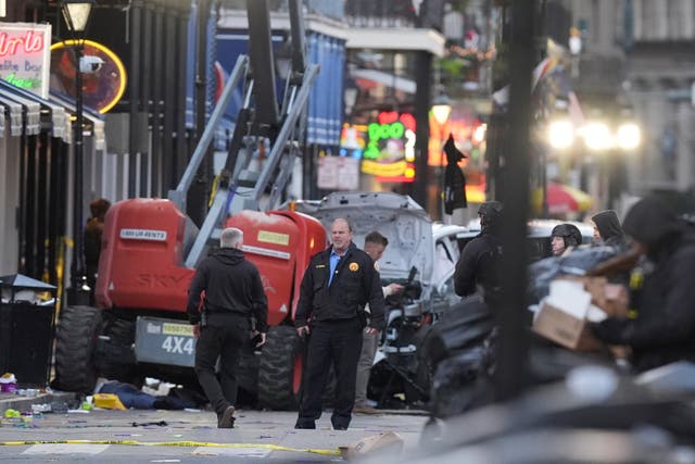 APTOPIX New Orleans Car Into Crowd