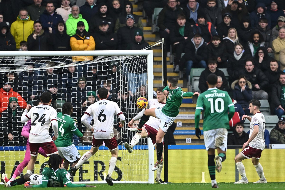 Dramatic Point Managerless Plymouth snatch dramatic point in first game after Wayne ...