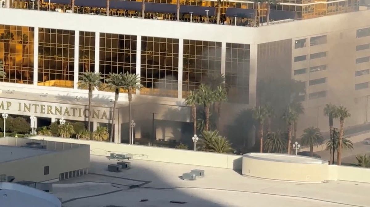 Cybertruck explosion outside Vegas Trump hotel leaves one dead and seven hurt