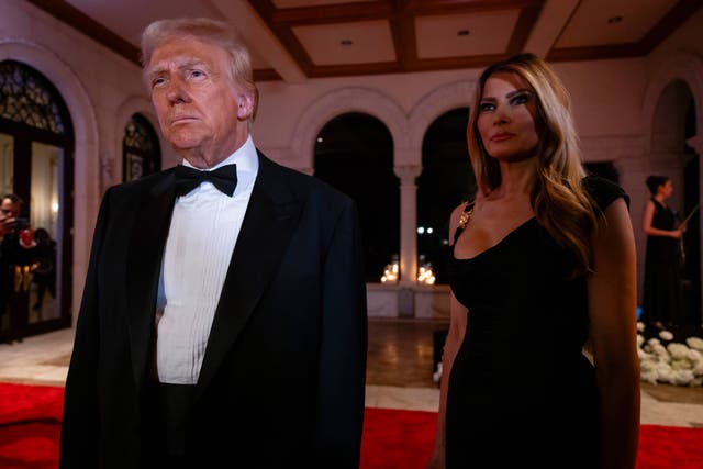 <p>Donald Trump and his wife Melania Trump </p>