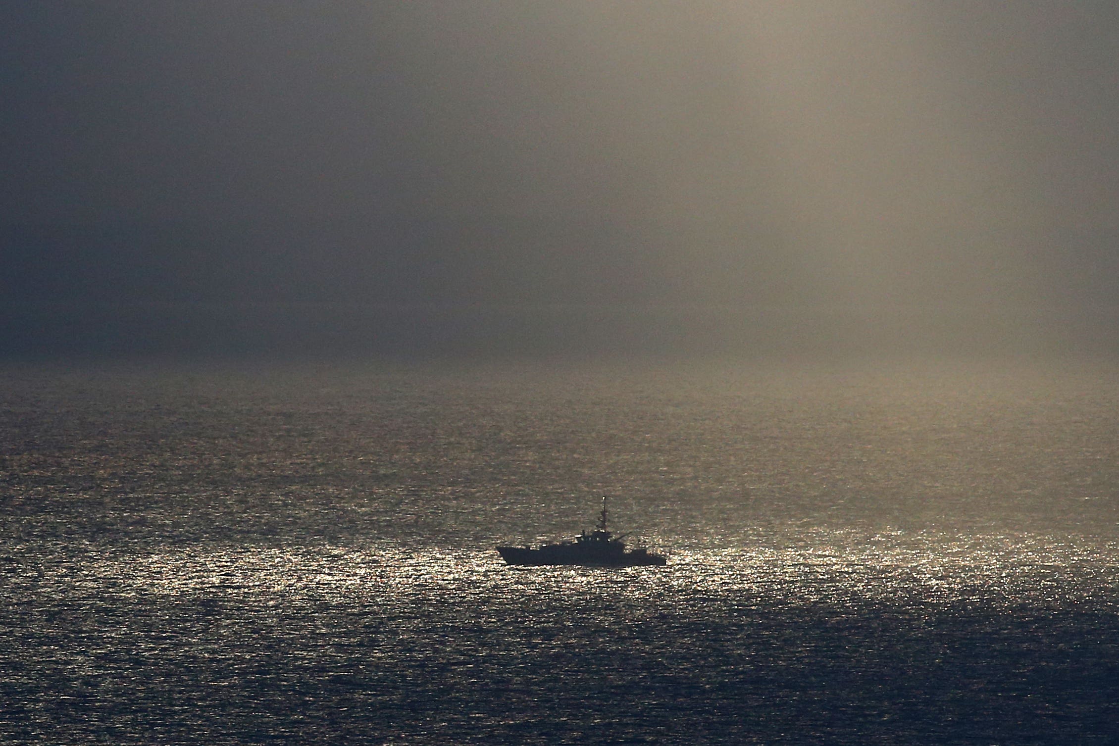 A Border Force Cutter on patrol in the Channel near Dover in Kent (Gareth Fuller/PA)