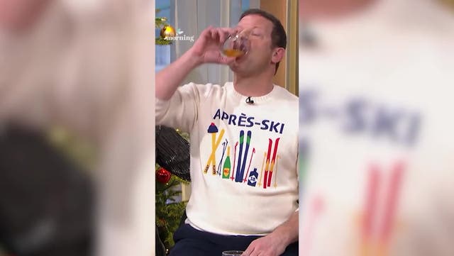 <p>Dermot O’Leary tries Nigella Lawson’s ultimate hangover cure live on air</p>