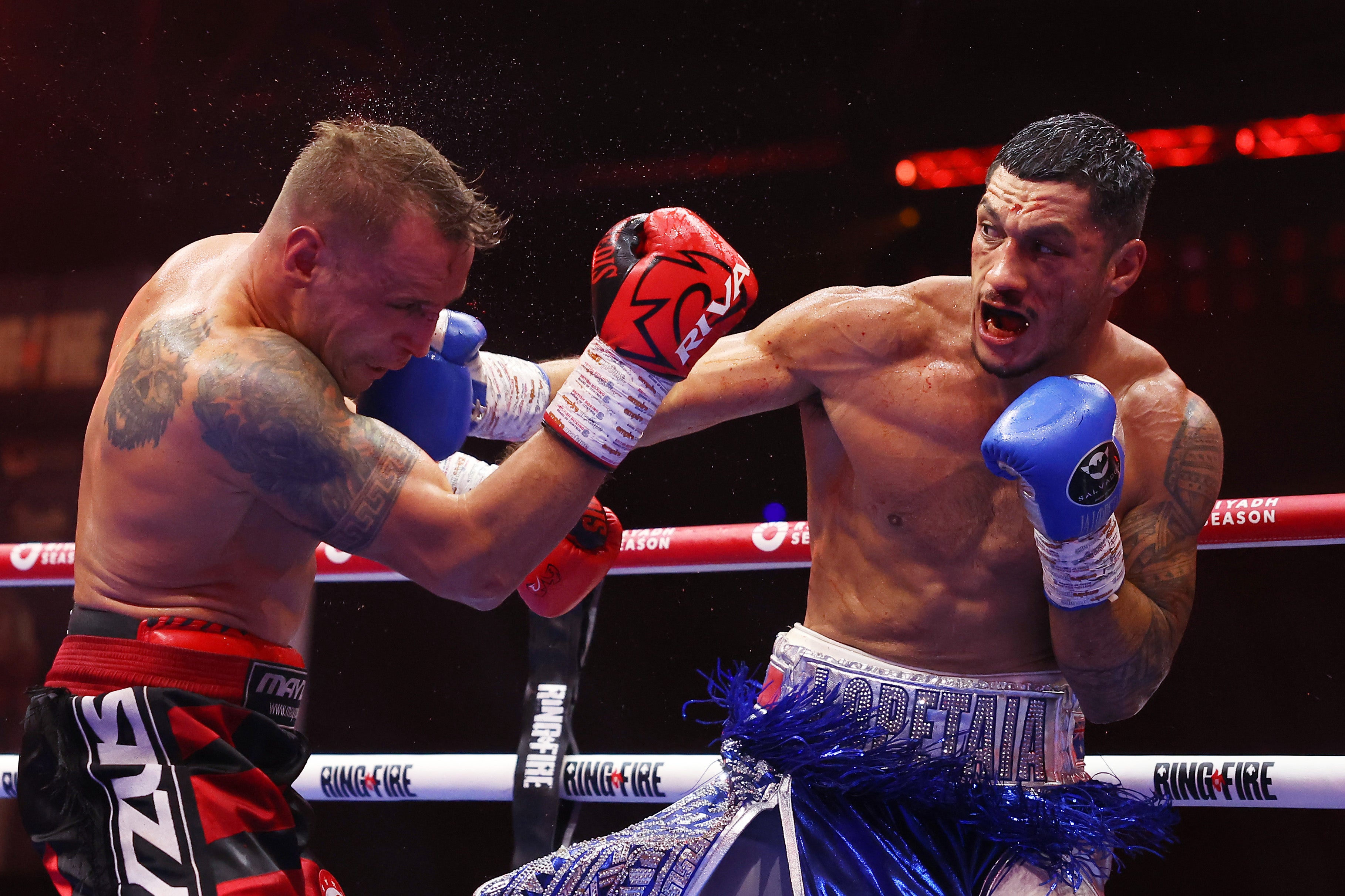 Opetaia in his second win over Mairis Briedis, whom Usyk beat during his cruiserweight run