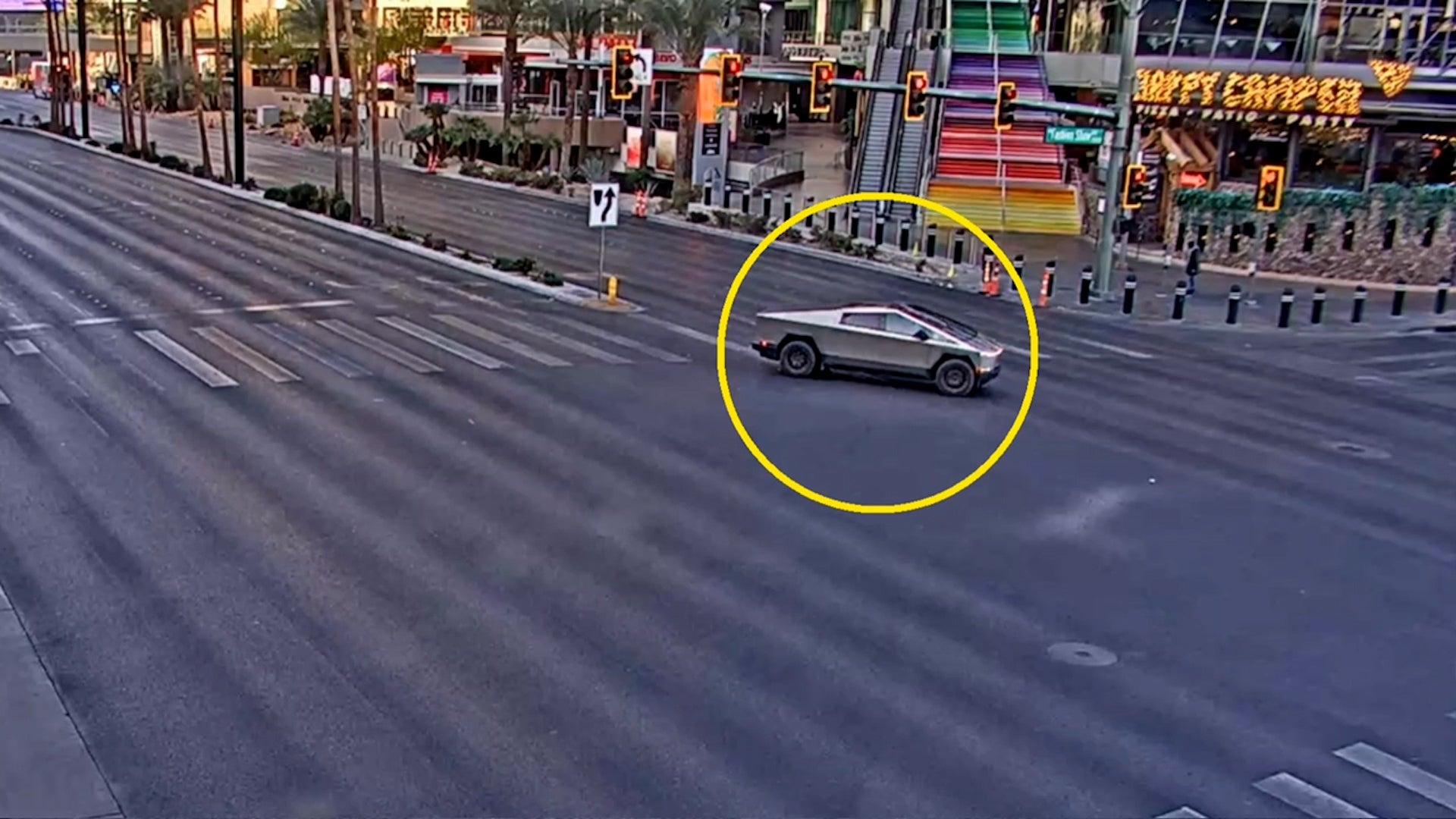 Livelsberger’s Tesla Cybertruck seen driving through Las Vegas before exploding at a Trump hotel